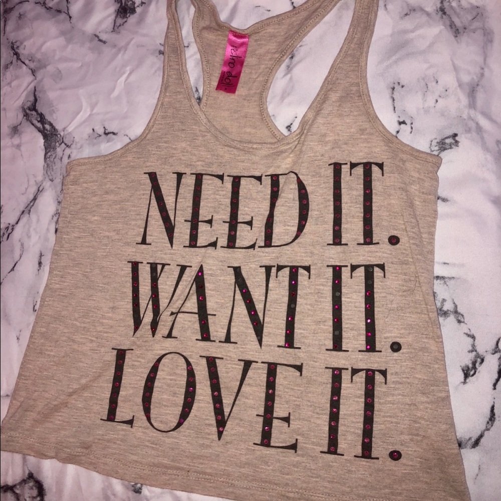 Need it want it love it t-back top gems